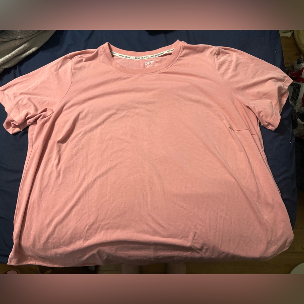 Duluth Trading Co Pink Short Sleeve Tee